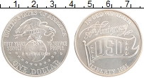 Продать Монеты США 1 доллар 1991 Серебро