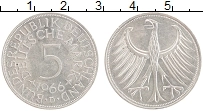 Продать Монеты ФРГ 5 марок 1966 Серебро