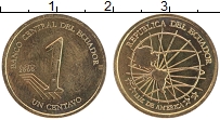 Продать Монеты Эквадор 1 сентаво 2000 Латунь
