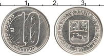 Продать Монеты Венесуэла 10 сентим 2007 Медно-никель
