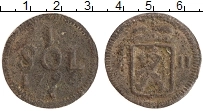 Продать Монеты Люксембург 1 соль 1790 Медь