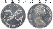 Продать Монеты Бермудские острова 1 доллар 1970 Серебро
