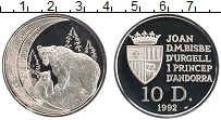 Продать Монеты Андорра 10 динерс 1992 Серебро