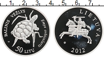 Продать Монеты Литва 50 лит 2012 Серебро