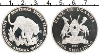 Продать Монеты Уганда 1000 шиллингов 1999 Серебро