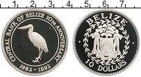 Продать Монеты Белиз 10 долларов 1992 Серебро