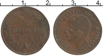 Продать Монеты Италия 2 чентезимо 1906 Бронза