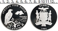 Продать Монеты Замбия 250 квач 1993 Серебро