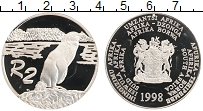 Продать Монеты ЮАР 2 ранда 1998 Серебро