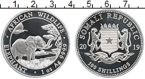 Продать Монеты Сомали 100 шиллингов 2019 Серебро