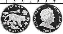 Продать Монеты Острова Кука 5 долларов 2002 Серебро