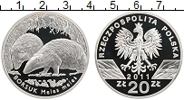 Продать Монеты Польша 20 злотых 2011 Серебро