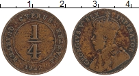 Продать Монеты Кипр 1/4 пиастра 1922 Бронза