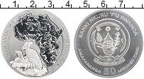 Продать Монеты Руанда 50 франков 2019 Серебро