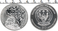Продать Монеты Руанда 50 франков 2017 Серебро
