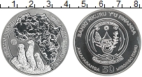 Продать Монеты Руанда 50 франков 2016 Серебро