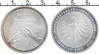 Продать Монеты Германия 20 евро 2018 Серебро