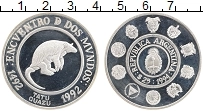 Продать Монеты Аргентина 25 долларов 1992 Серебро