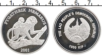 Продать Монеты Лаос 1000 кип 2001 Серебро