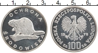 Продать Монеты Польша 100 злотых 1978 Серебро