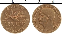 Продать Монеты Албания 0,1 лек 1940 Латунь
