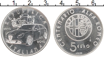 Продать Монеты Италия 5 евро 2010 Серебро