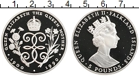 Продать Монеты Фолклендские острова 5 фунтов 1990 Серебро