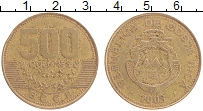 Продать Монеты Коста-Рика 500 колон 2003 Медно-никель