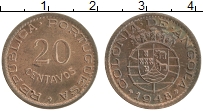 Продать Монеты Ангола 20 сентаво 1949 Бронза
