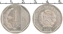Продать Монеты Перу 1 соль 2012 Медно-никель