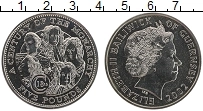 Продать Монеты Гернси 5 фунтов 2002 Медно-никель