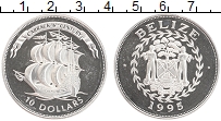 Продать Монеты Белиз 10 долларов 1995 Серебро