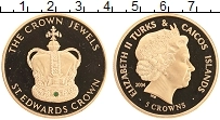 Продать Монеты Теркc и Кайкос 5 крон 2004 Серебро