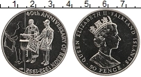 Продать Монеты Фолклендские острова 50 пенсов 1992 Медно-никель