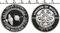 Продать Монеты Бутан 300 нгултрум 1992 Серебро