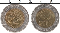 Продать Монеты Южная Корея 2000 вон 2000 Биметалл