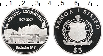 Продать Монеты Самоа 5 долларов 2007 Серебро