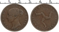 Продать Монеты Остров Мэн 1/2 пенни 1839 Медь