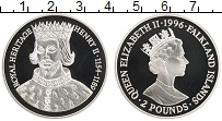 Продать Монеты Фолклендские острова 2 фунта 1996 Серебро