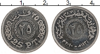 Продать Монеты Египет 25 пиастров 2008 Сталь покрытая никелем