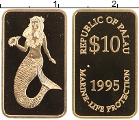Продать Монеты Палау 10 долларов 1995 Золото
