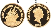 Продать Монеты Острова Питкэрн 10 долларов 1999 Золото