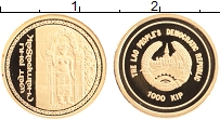 Продать Монеты Лаос 1000 кип 2005 Золото
