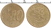 Продать Монеты Финляндия 10 евроцентов 2000 Латунь