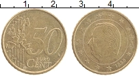 Продать Монеты Бельгия 50 евроцентов 1999 Латунь