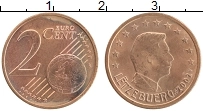 Продать Монеты Люксембург 2 евроцента 2002 сталь с медным покрытием