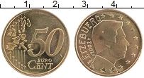 Продать Монеты Люксембург 50 евроцентов 2002 Латунь