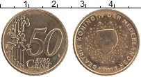 Продать Монеты Нидерланды 50 евроцентов 2001 Латунь