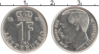 Продать Монеты Люксембург 1 франков 1990 Медно-никель