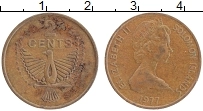Продать Монеты Соломоновы острова 2 цента 1977 Бронза